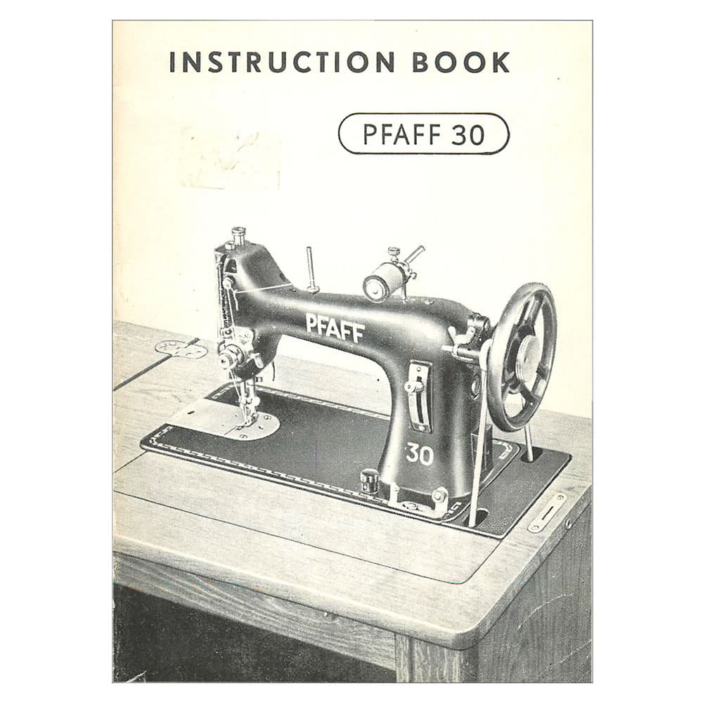 Pfaff 30 Instruction Manual image # 122654