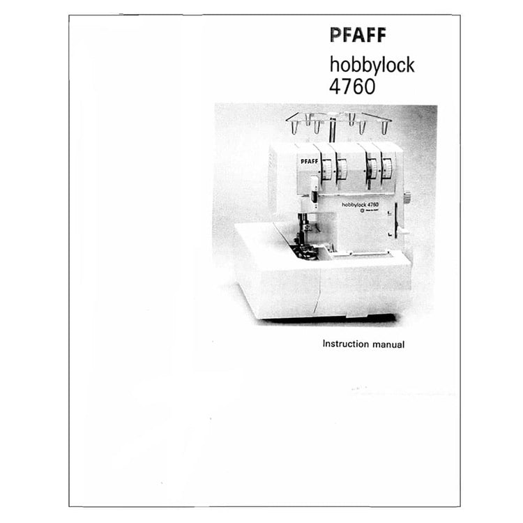 Pfaff Hobbylock 4760 Instruction Manual image # 122778