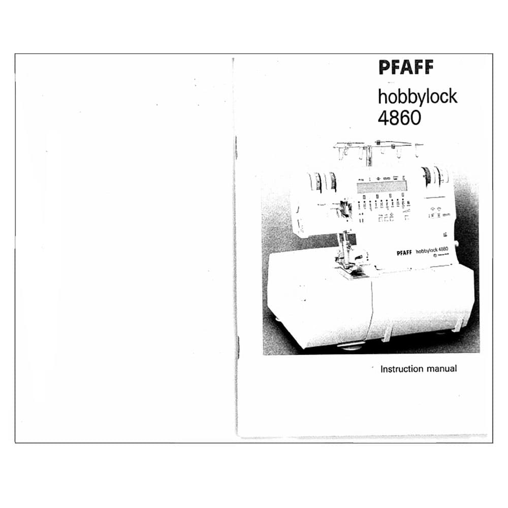 Pfaff Hobbylock 4860 Instruction Manual image # 122815