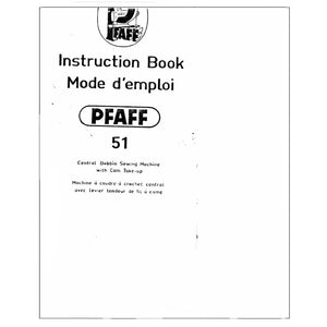 Pfaff 51 Instruction Manual image # 122859