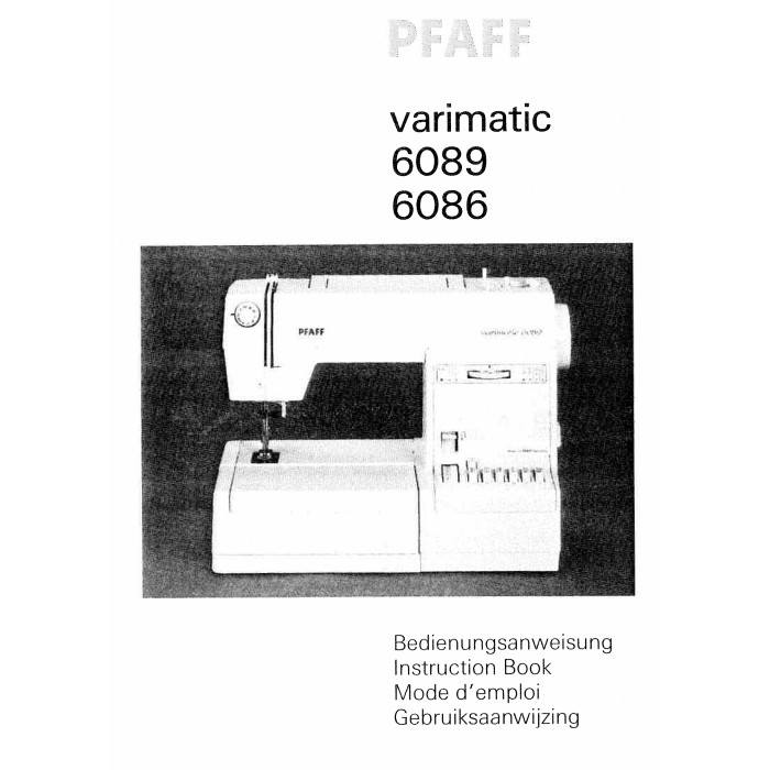 Instruction Manual, Pfaff 6089 Varimatic image # 27866