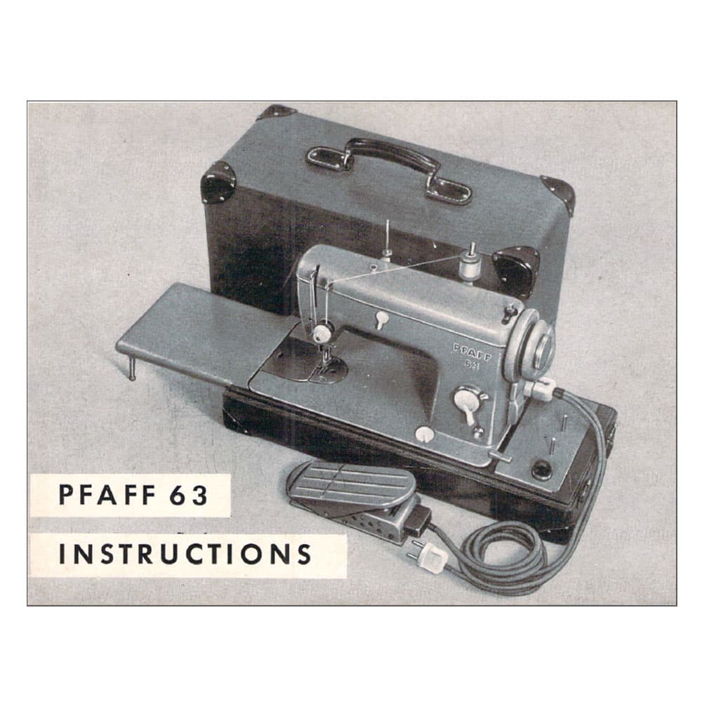 Pfaff 63 Instruction Manual image # 123026