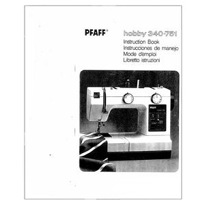 Pfaff Hobby 751 Instruction Manual image # 123063