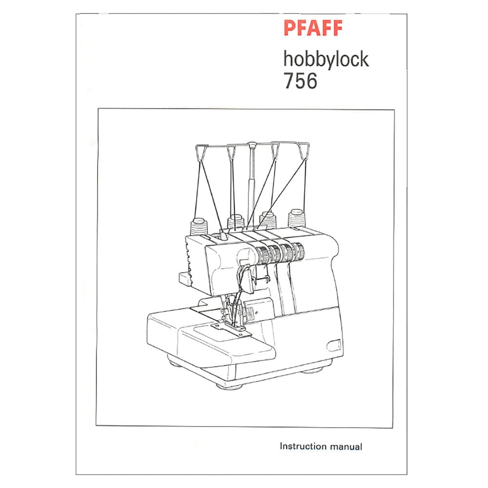 Pfaff Hobbylock 756 Instruction Manual image # 123079