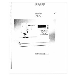 Pfaff Creative 7570 Instruction Manual image # 123081