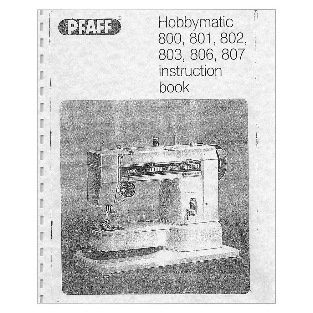 Pfaff Hobbymatic 801 Instruction Manual image # 123119