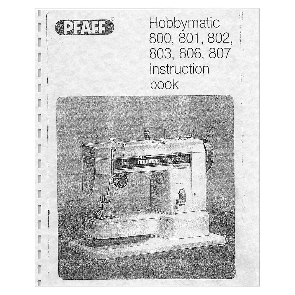 Pfaff Hobbymatic 806 Instruction Manual image # 123126