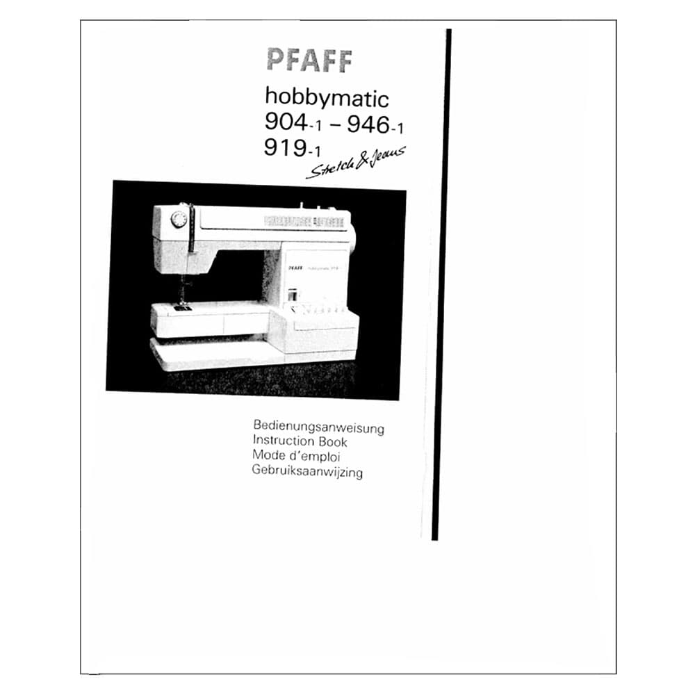 Pfaff Hobbymatic 946-1 Instruction Manual image # 123155