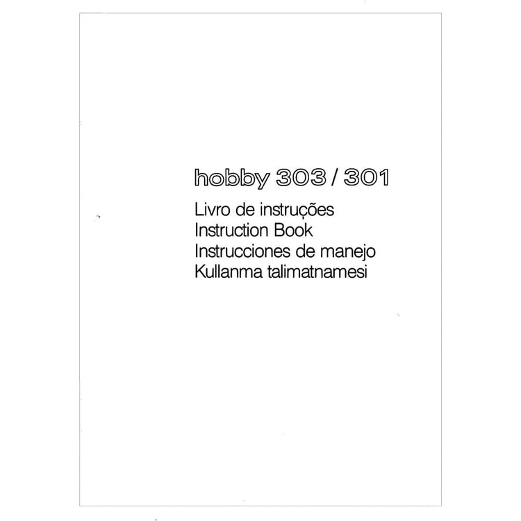 Pfaff Hobby 301 Instruction Manual image # 123271