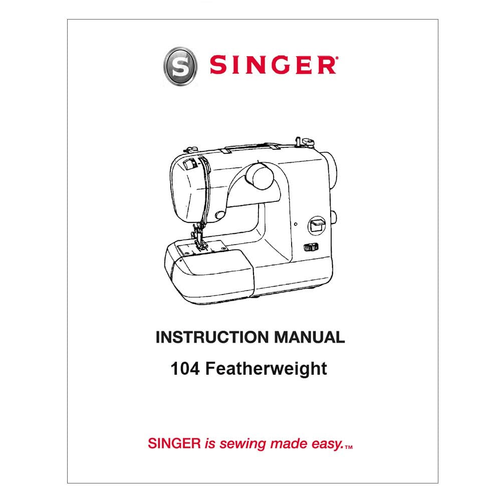 Singer 104 (Featherweight) Instruction Manual image # 123828