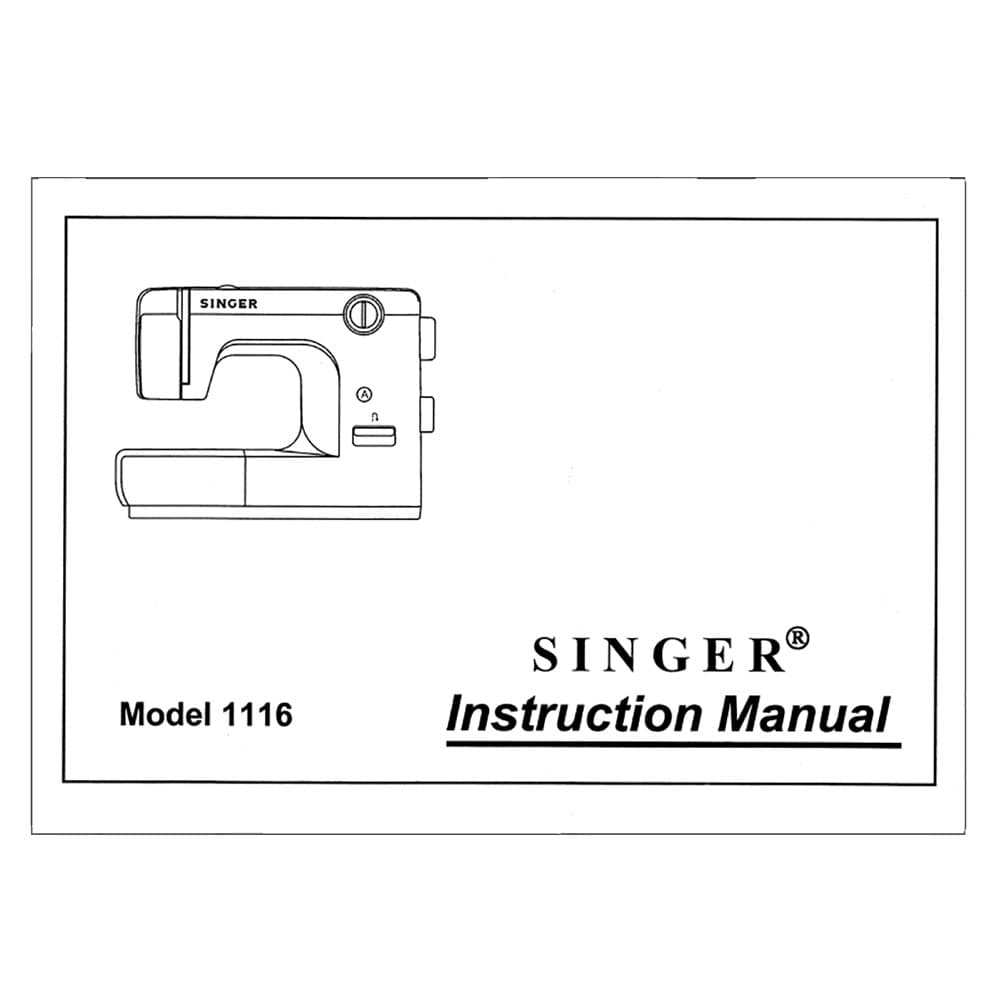 Singer 1116 Instruction Manual image # 123561