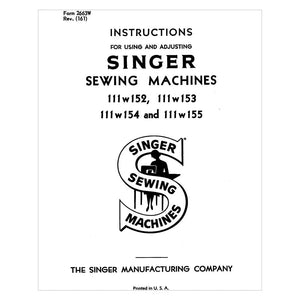 Singer 111W153 Instruction Manual image # 124012
