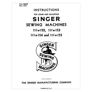 Singer 111W154 Instruction Manual image # 124013