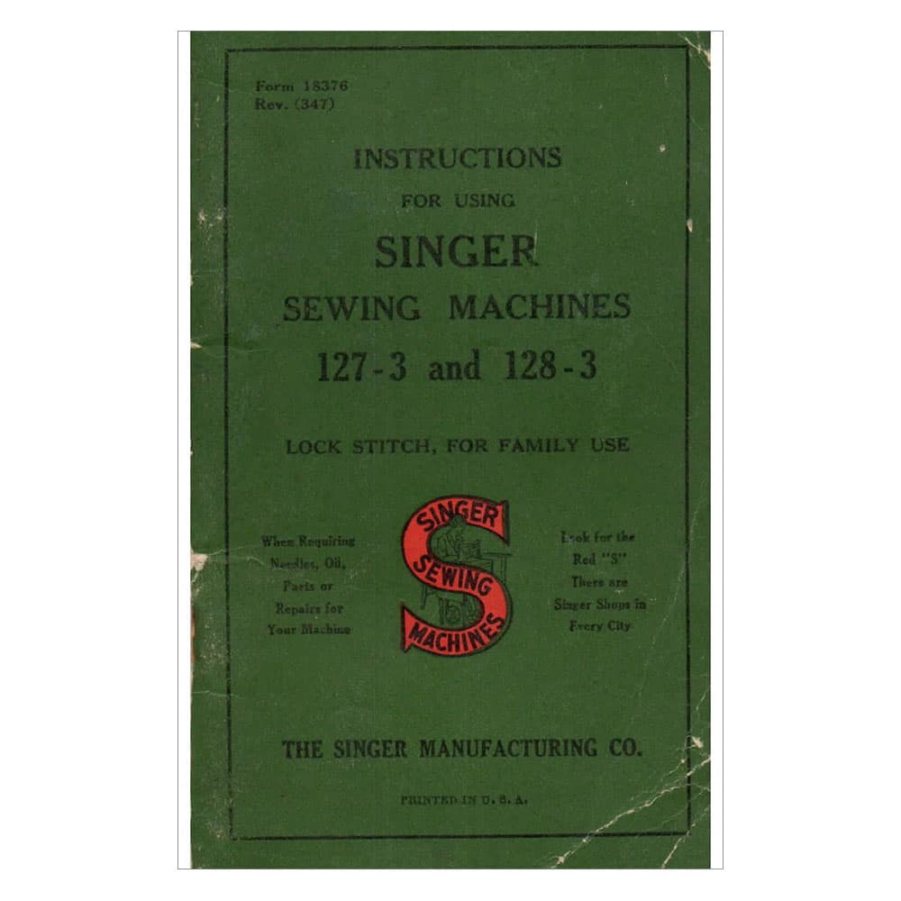 Singer 128-3 Instruction Manual image # 124045