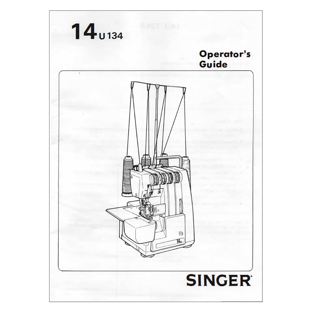 Singer 14U134 Instruction Manual image # 124074