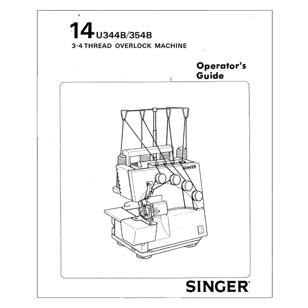 Singer 14U354 Instruction Manual image # 124104