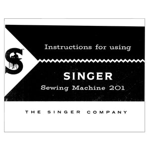 Singer 201-1 Instruction Manual image # 123737