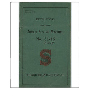 Singer 31-22 Instruction Manual image # 124355