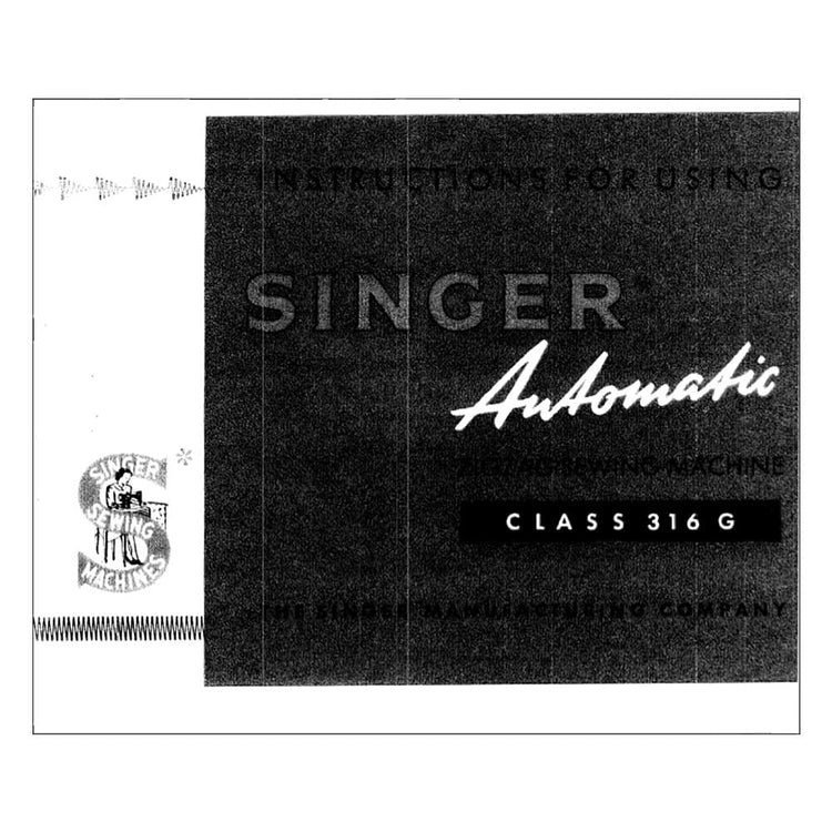 Singer 316G Instruction Manual image # 124372