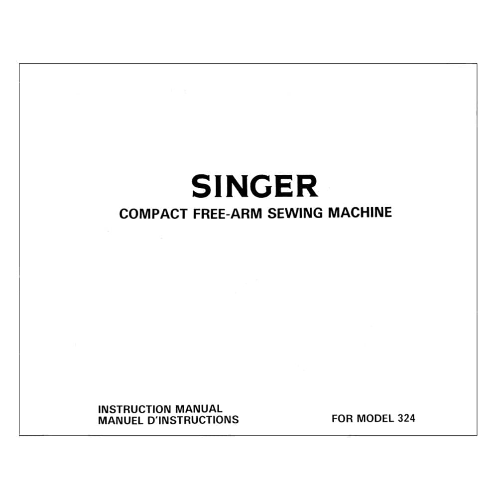 Singer 324 Instruction Manual image # 124387