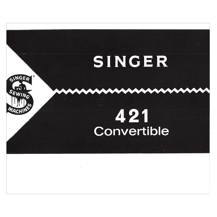 Singer 421 Instruction Manual image # 123782