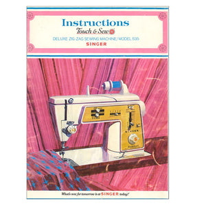 Singer 635 Touch & Sew Instruction Manual image # 124758