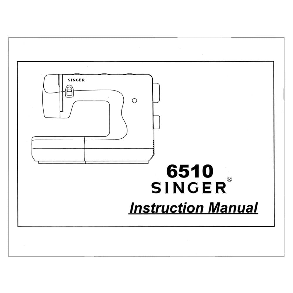 Singer 6510 Instruction Manual image # 123536
