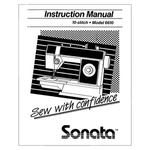 Singer Sonata 6610 Instruction Manual image # 123936