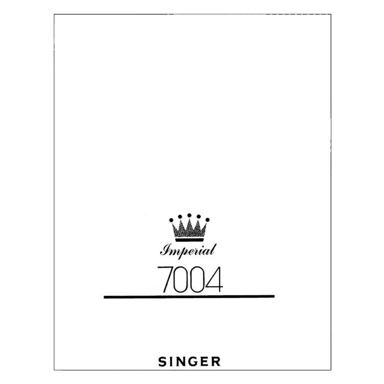 Singer 7004 Instruction Manual image # 124795