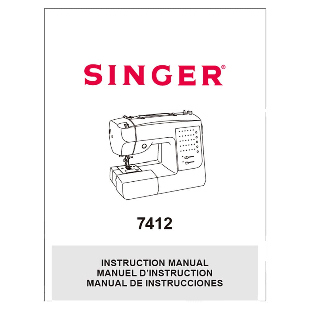 Singer 7412 Instruction Manual image # 123580