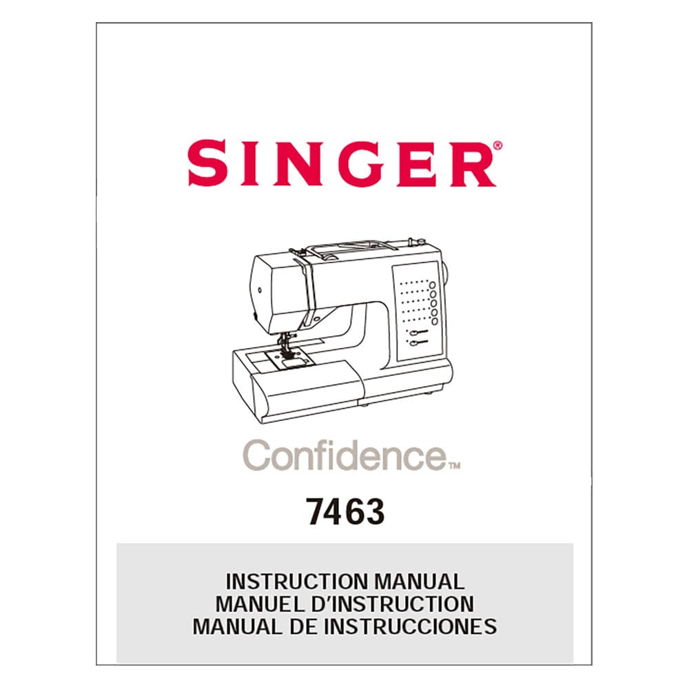 Singer 7463 Confidence Instruction Manual image # 123839