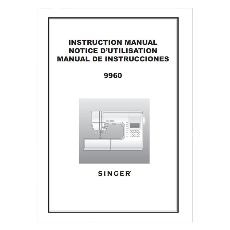 Singer 9960 Quantum Stylist Instruction Manual image # 123906