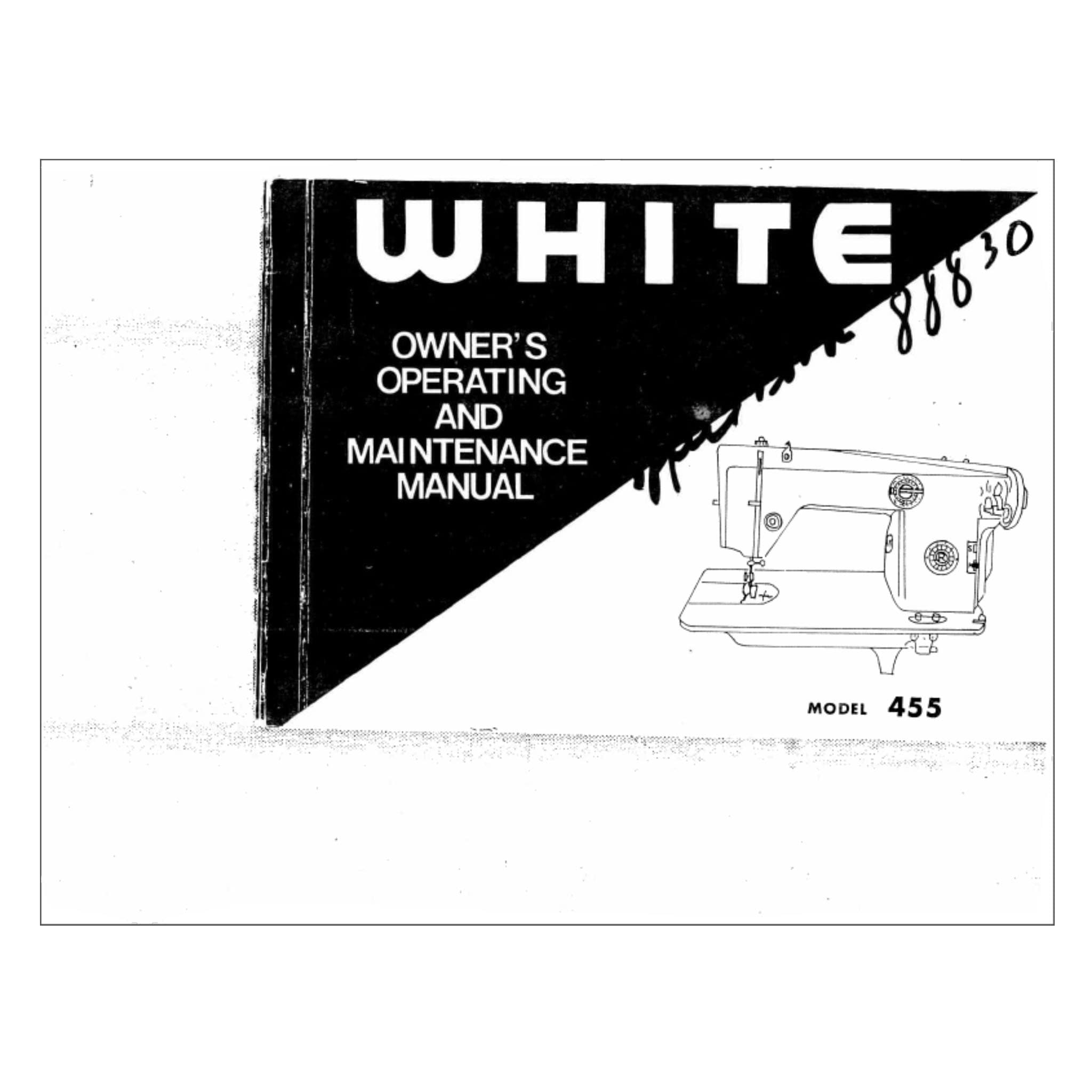 White 455 Instruction Manual