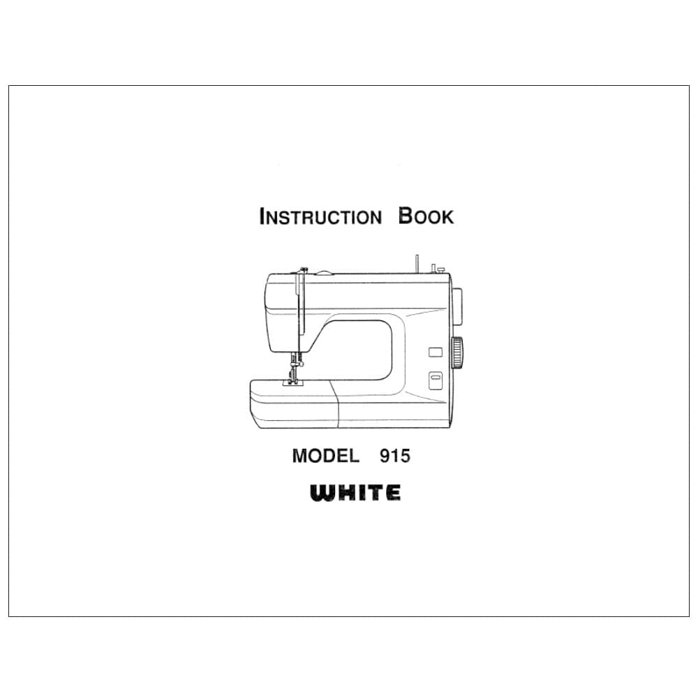 White 915 Instruction Manual image # 120415