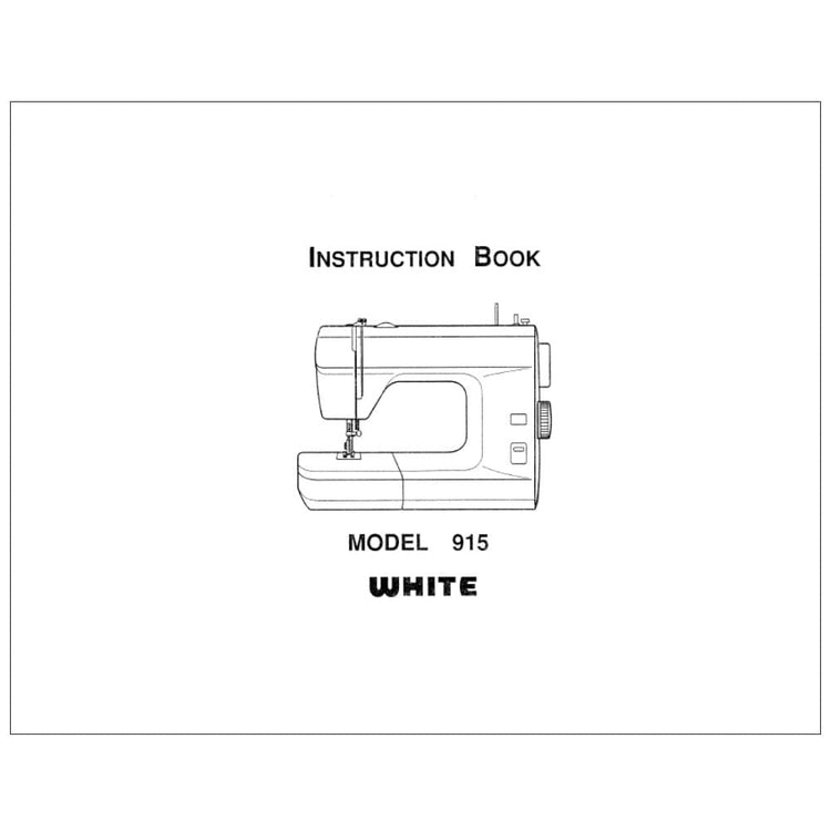 White 915 Instruction Manual image # 120415