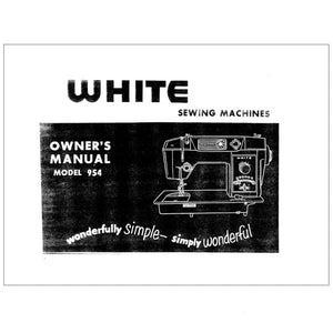 White 954 Instruction Manual image # 120346