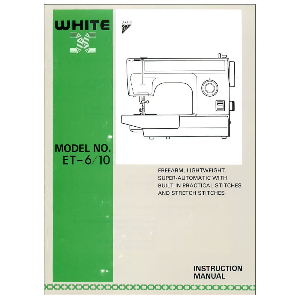 White ET10 Instruction Manual image # 120160