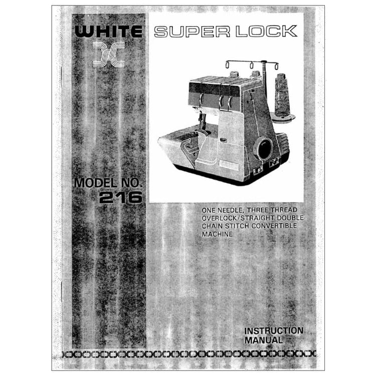 White SL216 Instruction Manual image # 116192
