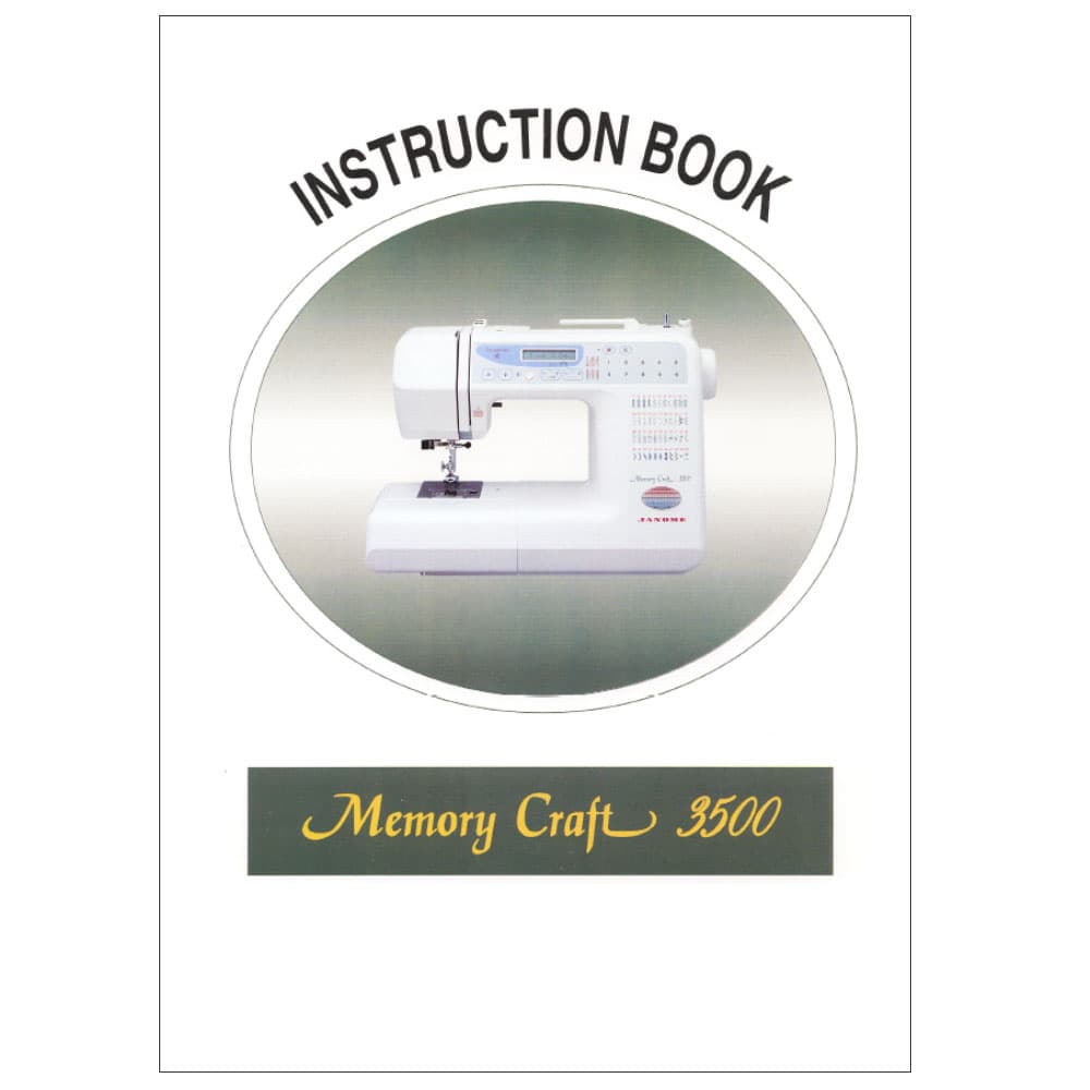Janome MC3500 Instruction Manual image # 118861