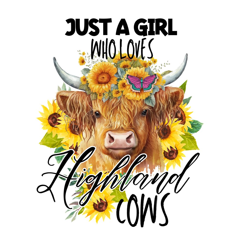 Highland Cow Canvas Tote Bag - Coquette Western Style Shopping Bag