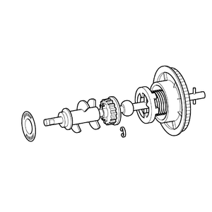 Upper Shaft Assembly,  Brother #XC5436021 image # 28400