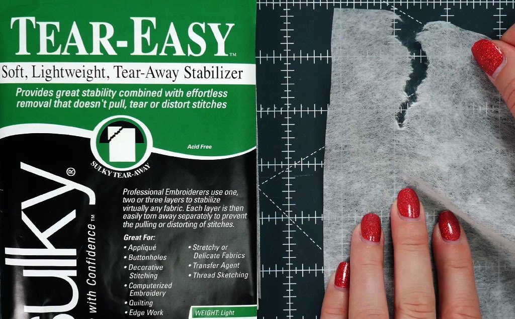 washing instructions with sulky tender touch stabilizer｜TikTok Search