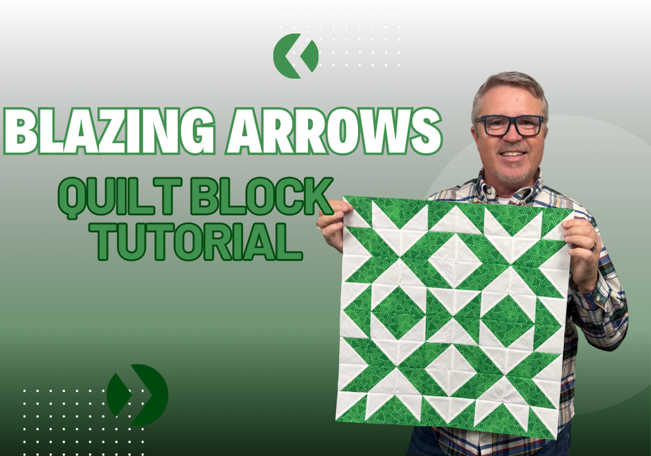 This Quilt Block Has Serious Movement | Blazing Arrows