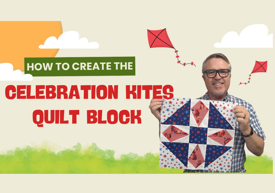 Celebration Kites Quilt Block Tutorial