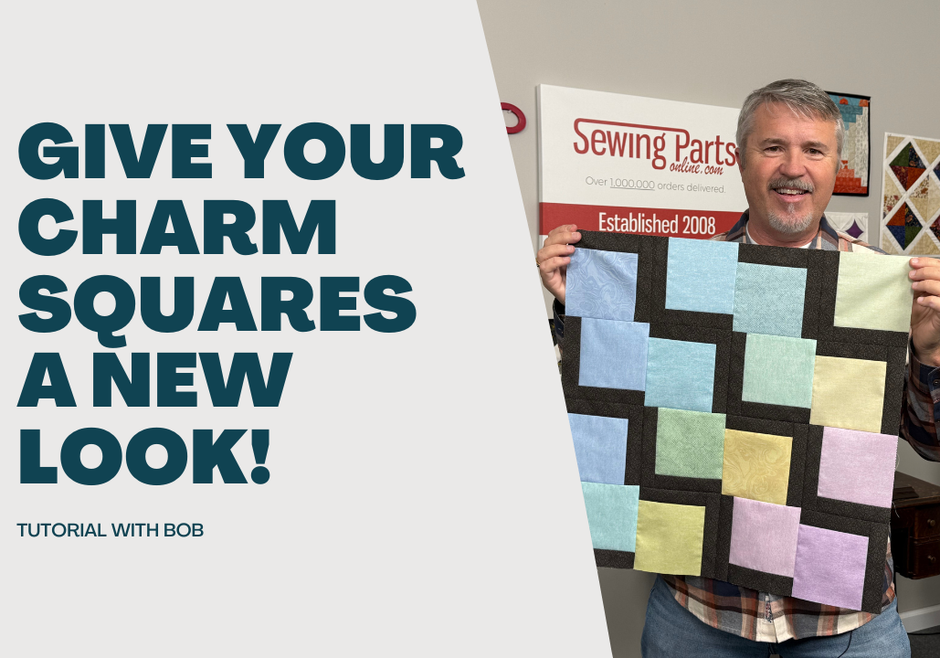 Quick & Easy Quilt Block: Charm Squares with Edges