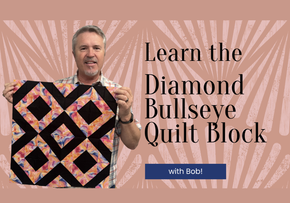 Diamond Bullseye Block – Step-by-Step Tutorial