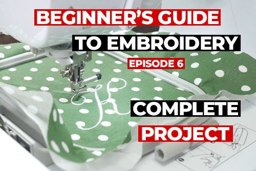 Complete embroidery project