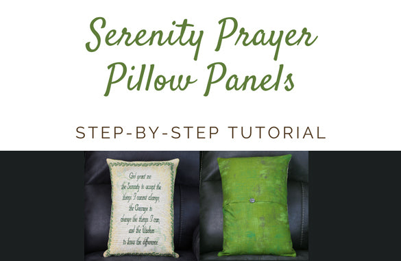 Featured Image - Serenity Prayer Pillow Panel