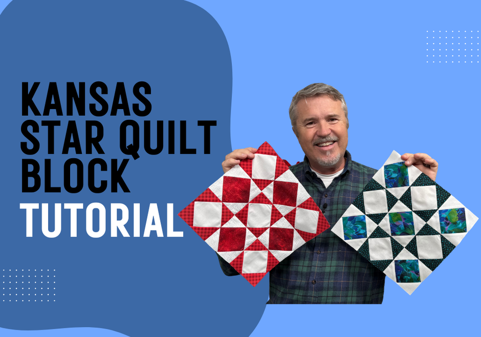 Quilt Along with Bob: Kansas Star Quilt Block
