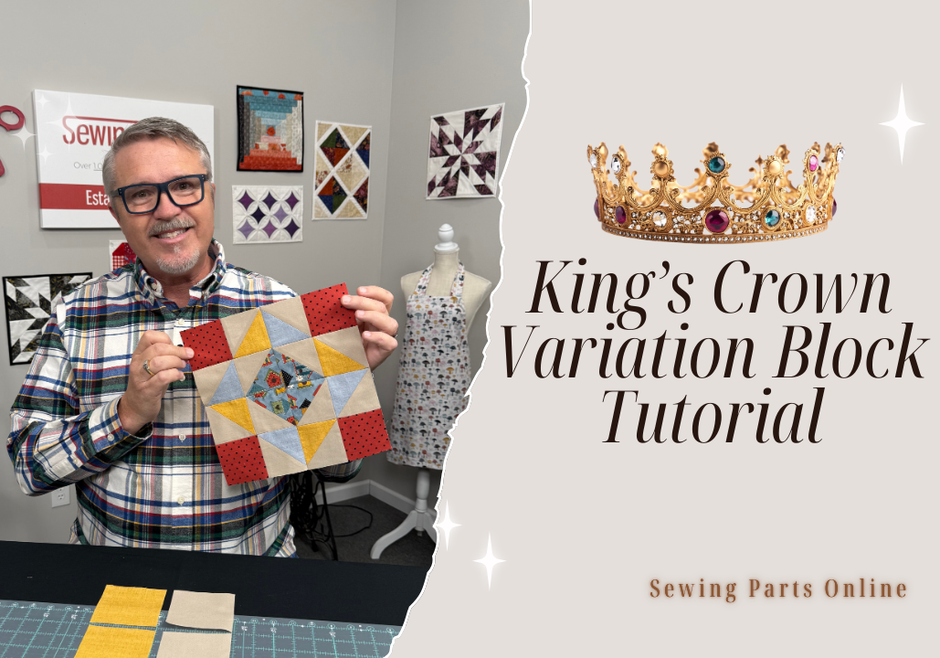The King’s Crown Quilt Block, Reimagined